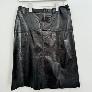 Banana Republic Authentic Leather Skirt